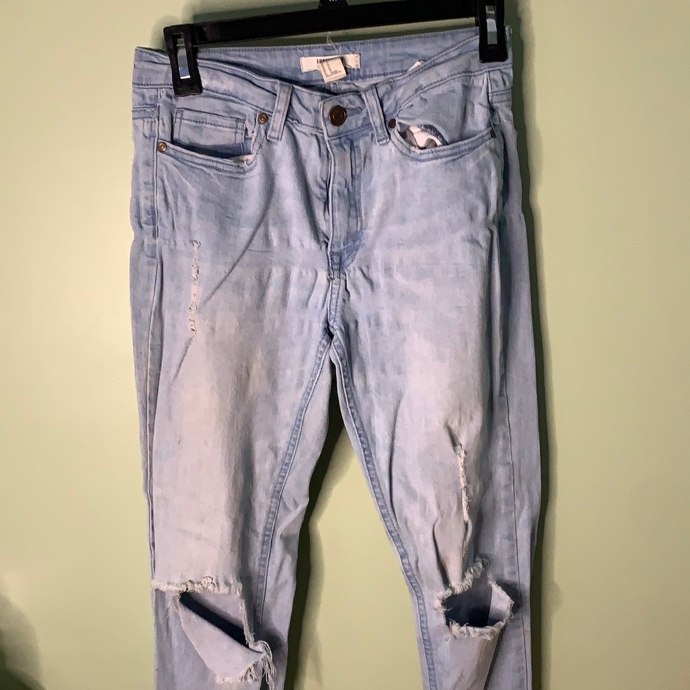 Light blue jeans